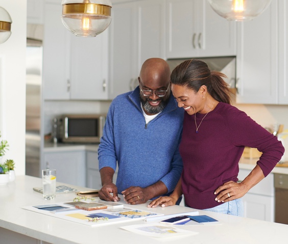 Woman banking on her phone